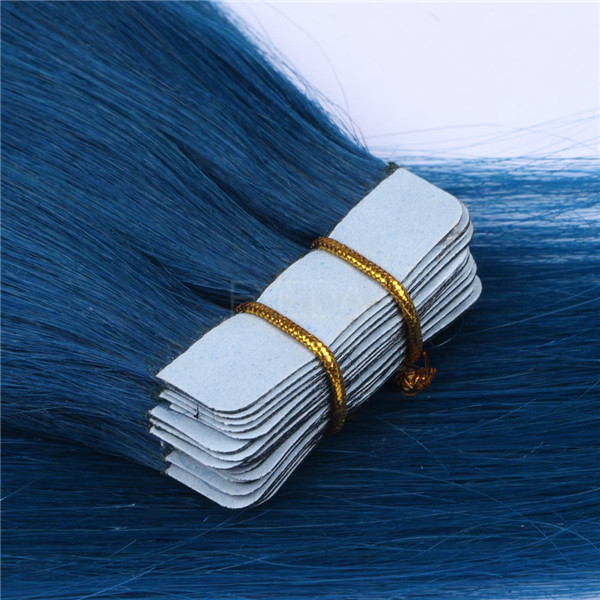 Tape in hair extensions custom color and wholesale price YL052